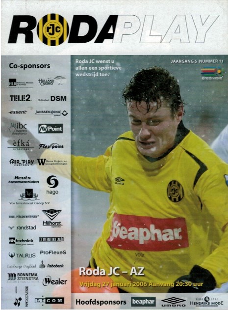 AZ Programma 27-jan-2006 Roda uit